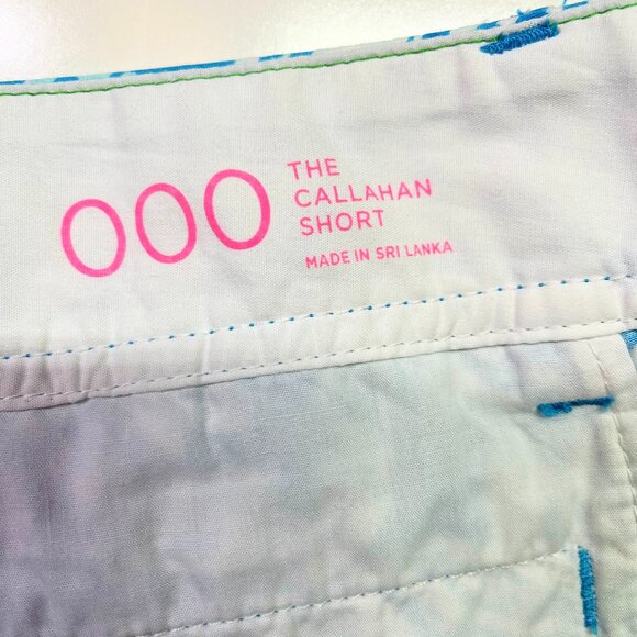 Lilly Pulitzer Size 000 The Callahan Short Blue Turquoise Floral Print - Picture 3 of 8
